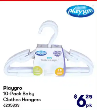 BIG W Playgro 10-Pack Baby Clothes Hangers offer