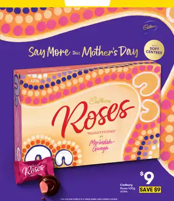 BIG W Cadbury Roses 420g offer