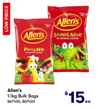 BIG W Allen's 1.1kg Bulk Bags offer