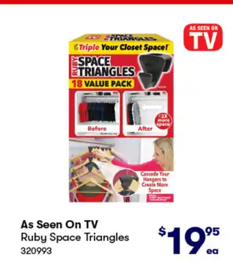 BIG W As Seen On TV Ruby Space Triangles offer