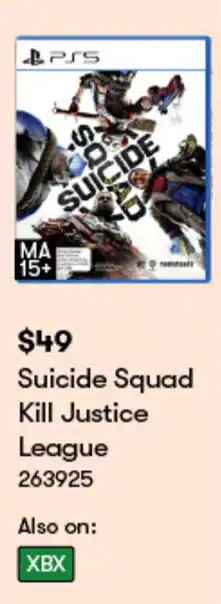 BIG W Suicide Squad Kill Justice League offer