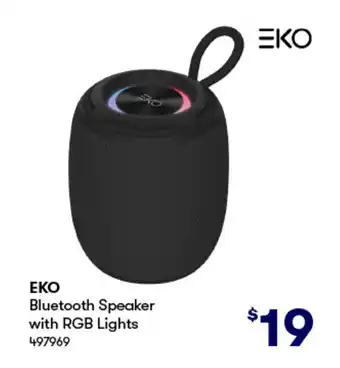 BIG W Bluetooth Speaker with RGB Lights offer