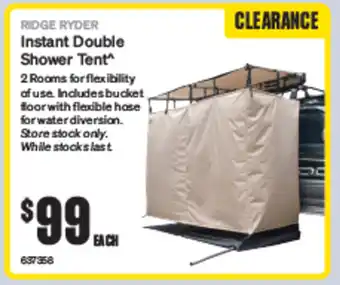 SuperCheap Auto Instant Double Shower Tent offer