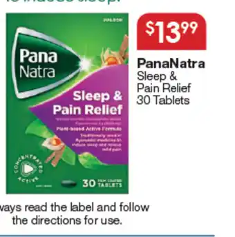 Soul Pattinson Chemist Pana Natra offer