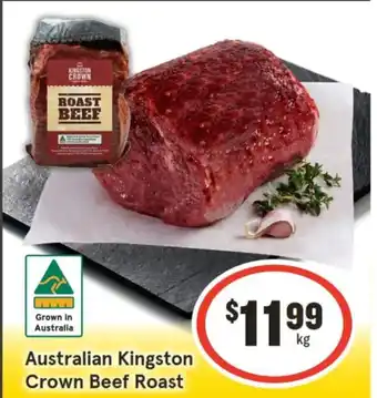 IGA Australian Kingston Crown Beef Roast offer