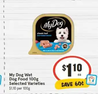 IGA My Dog Wet | Dog Food 100g offer