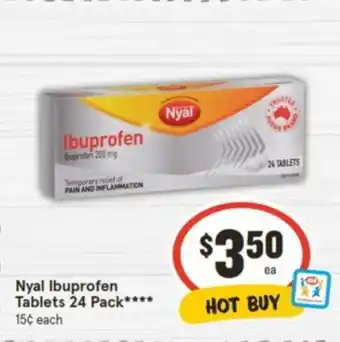 IGA | Nyal Ibuprofen Tablets 24 Pack offer