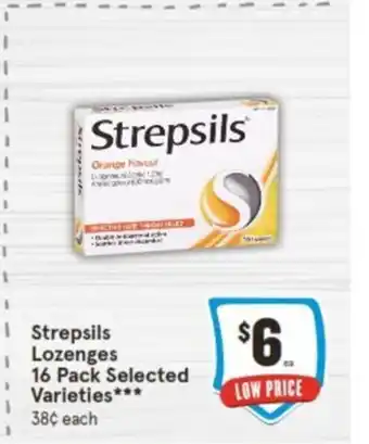 IGA Strepsils Lozenges 16 Pack offer