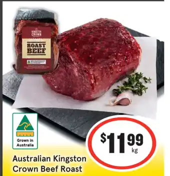 IGA Australian Kingston Crown Beef Roast offer