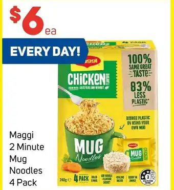 Foodland Maggi 2 Minute Mug Noodles 4 Pack offer