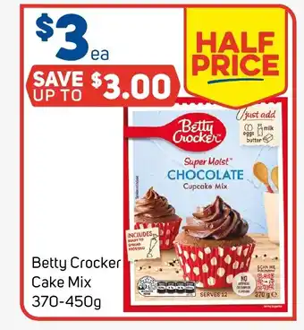 Foodland Betty Crocker Cake Mix 370- 450g offer