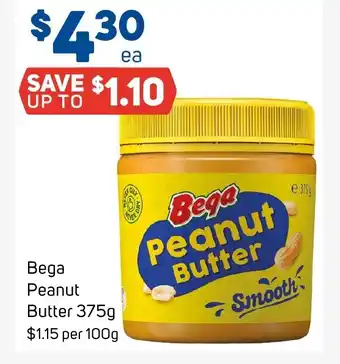 Foodland Bega Peanut Butter 375g offer