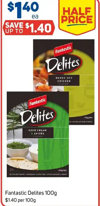 Foodland Fantastic Delites 100g offer