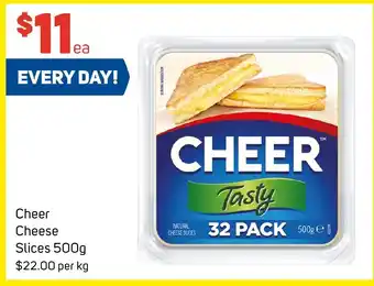 Foodland Cheer Cheese Slices 500g offer