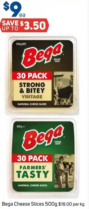 Foodland Bega Cheese Slices 500g offer