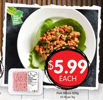 Spudshed Pork Mince 500g offer