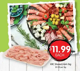 Spudshed KRC Shaved Ham 1kg offer