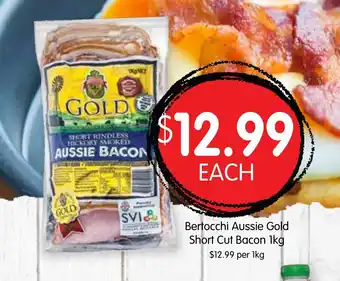 Spudshed Bertocchi Aussie Gold Short Cut Bacon 1kg offer