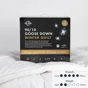 Pillow Talk 90/10 Goose Down Winter Quilt by Greenfirst offer