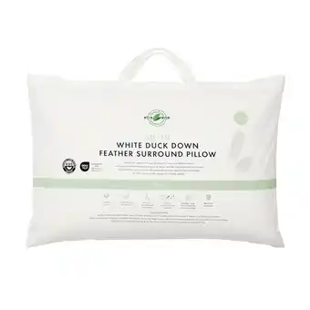 Pillow Talk 30/70 Duck Down Feather Surround Firm Pillow by Greenfirst offer