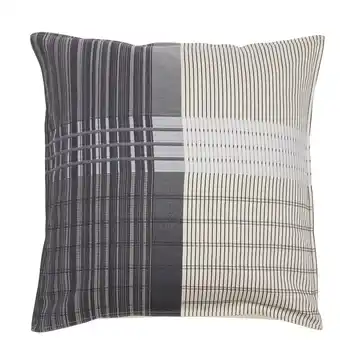 Pillow Talk Carter Check European Pillowcase by Habitat offer