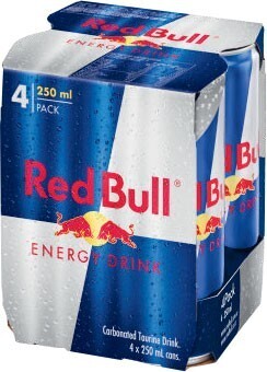Coles Red Bull Energy Drink 4x250mL offer