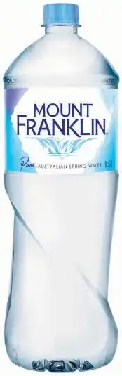 Coles Mount Franklin Spring Water 1.5 Litre offer