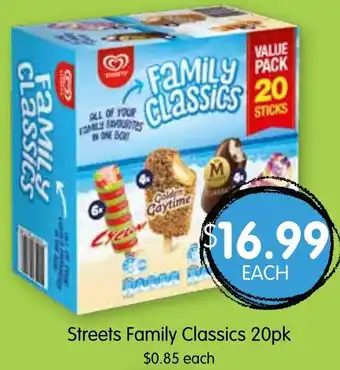 Spudshed Streets Family Classics 20pk offer