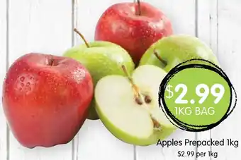 Spudshed Apples Prepacked 1kg offer