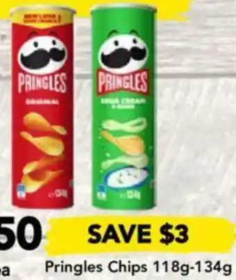 Drakes Pringles Chips 118g-134g offer