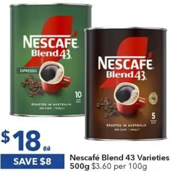 Ritchies Nescafé Blend 43 Varieties 500g offer