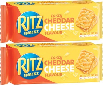 Coles Ritz Snackz Crackers 100g offer