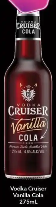 Ritchies Vodka Cruiser Vanilla Cola 275mL offer