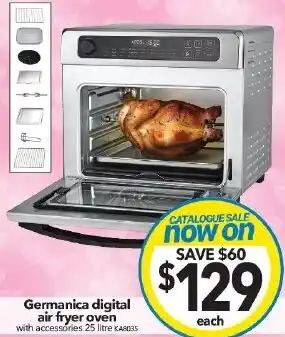 Cheap as Chips Germanica digital air fryer oven offer