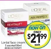 Loréal face cream