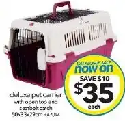 Cheap as Chips deluxe pet carrier offer