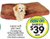 Cheap as Chips super soft pet bed offer