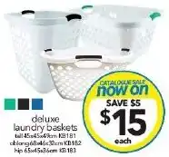 Cheap as Chips deluxe laundry baskets offer