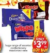 Cheap as Chips huge range of assorted confectionery offer