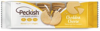 Coles Peckish White Rice Crackers 100g offer