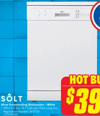 The Good Guys 60cm Freestanding Dishwasher - White offer