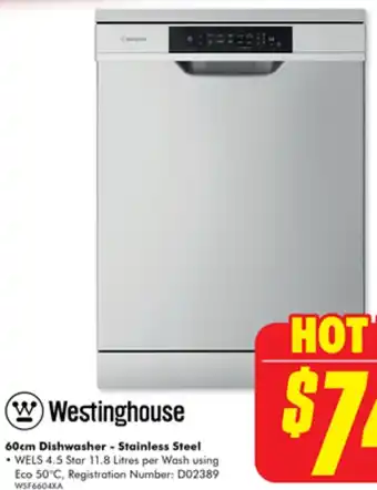 The Good Guys 60cm Dishwasher - Stainless Steel offer