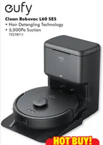 The Good Guys Clean Robovac L60 SES offer