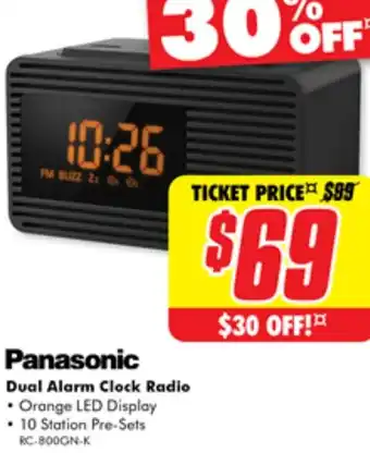 The Good Guys Dual Alarm Clock Radio offer