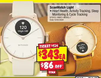 JB Hi-Fi ScanWatch Light offer