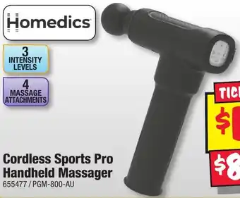 JB Hi-Fi Cordless Sports Pro Handheld Massager offer