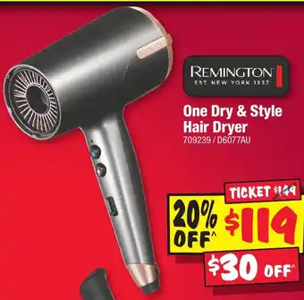 JB Hi-Fi One Dry & Style Hair Dryer offer