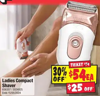 JB Hi-Fi Ladies Compact Shaver offer