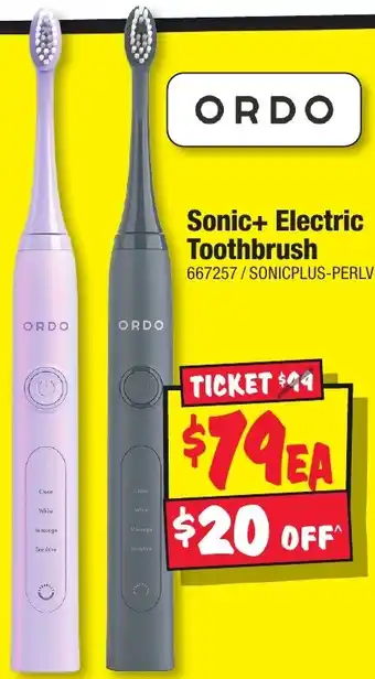 JB Hi-Fi Sonic+ Electric Toothbrush offer