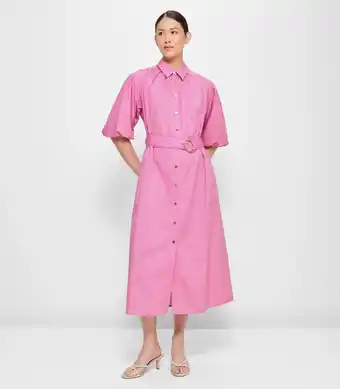 Target Gathered Detail Belted Shirt Dress - Preview offer